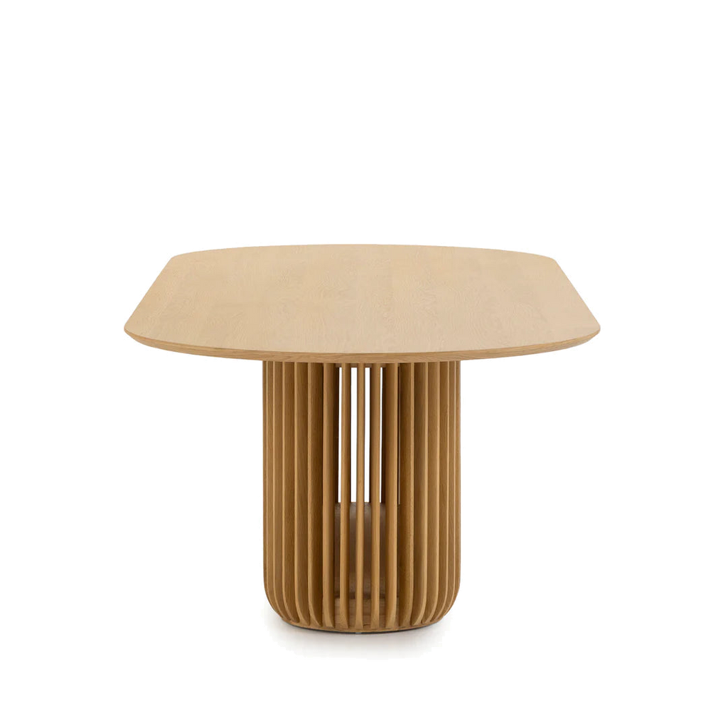 2.8m Oval Dining Table - Natural