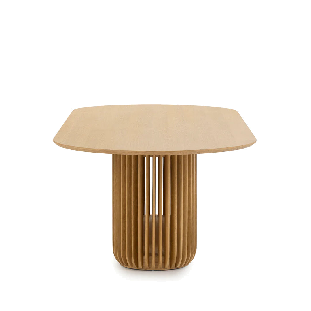 2.8m Oval Dining Table - Natural