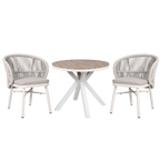 Sand White Outdoor Dining Chair - Light Grey (Set of 2)