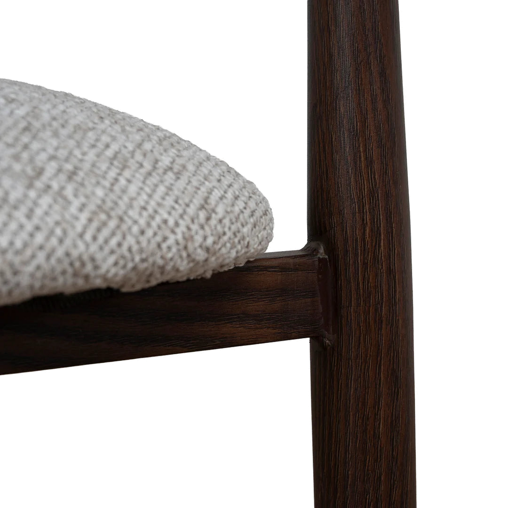 Walnut Dining Chair - Clay Beige (Set of 2)