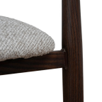 Walnut Dining Chair - Clay Beige (Set of 2)