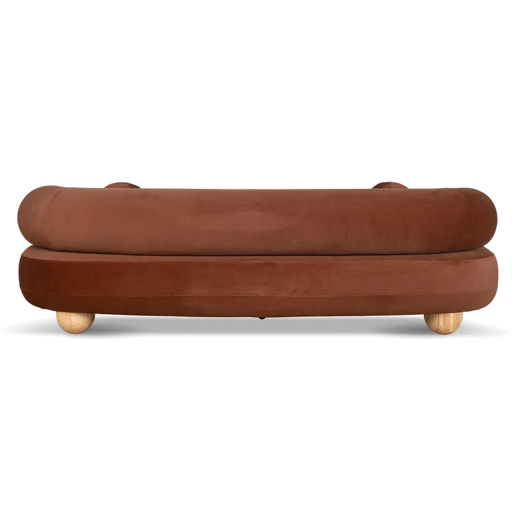 3 Seater Sofa - Burnt Brown