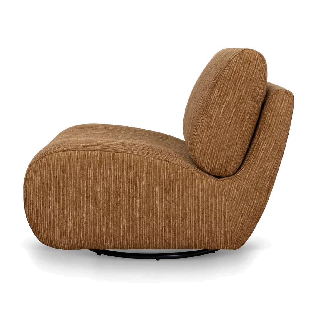 Swivel Lounge Chair - Honey Gold