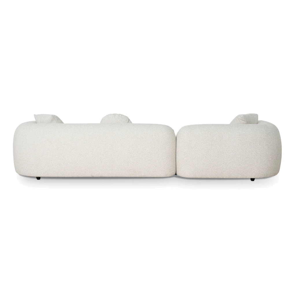 3 Seater Left Chaise Sofa - Oatmeal Beige
