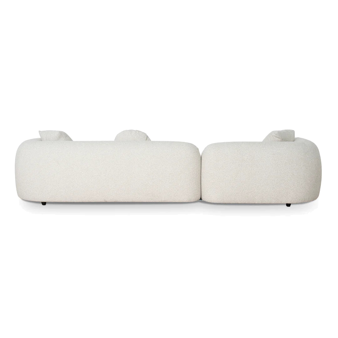 3 Seater Left Chaise Sofa - Oatmeal Beige