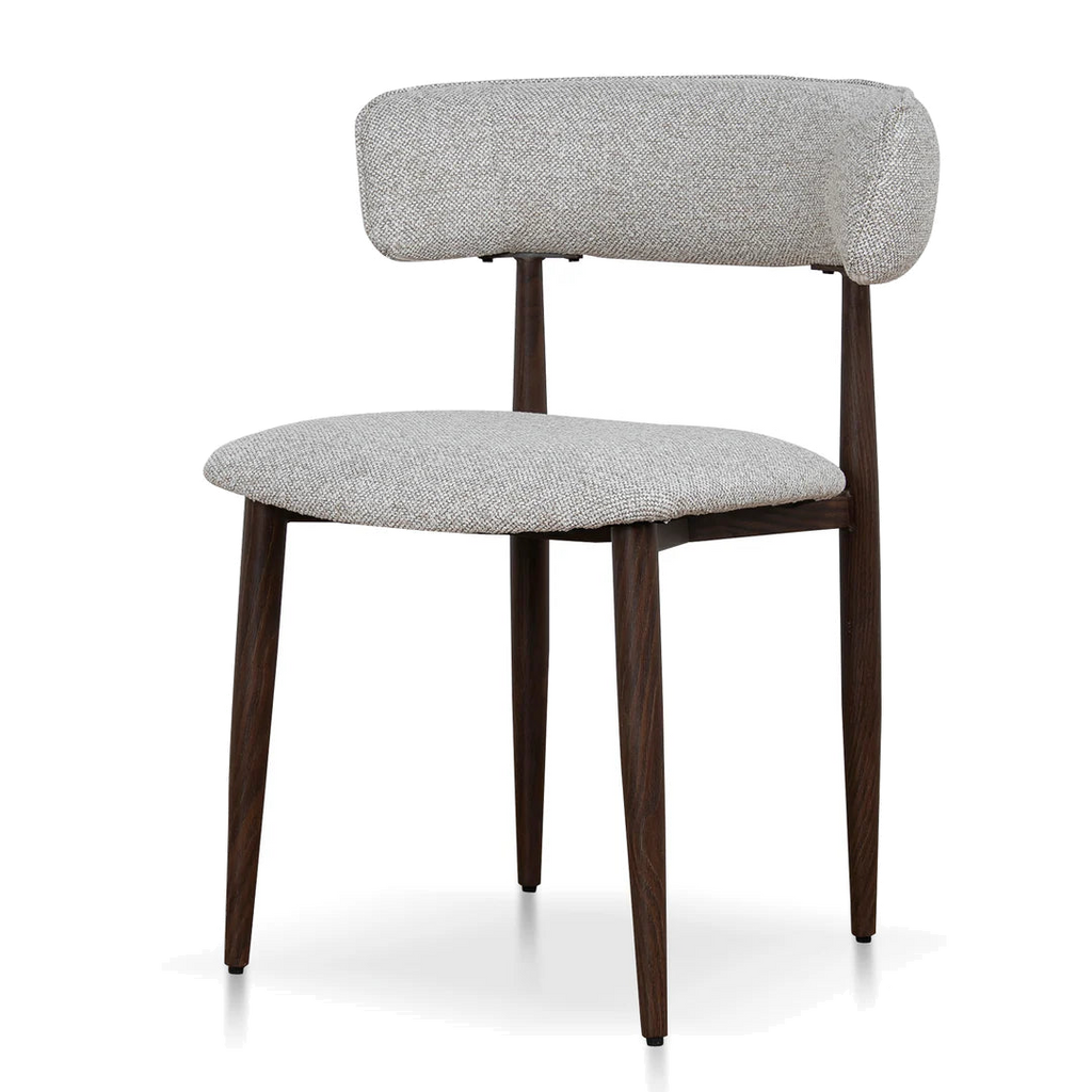 Walnut Dining Chair - Clay Beige (Set of 2)