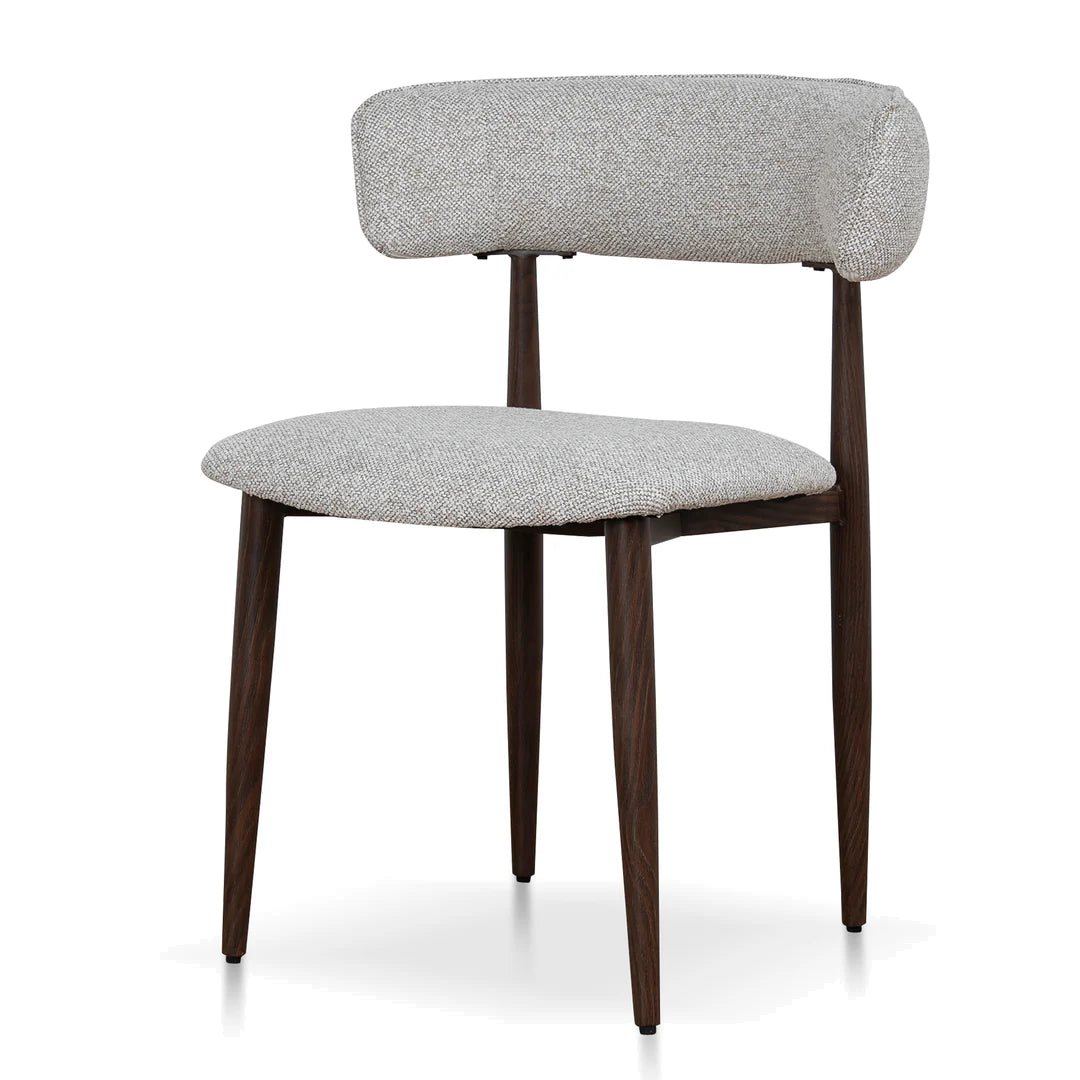 Walnut Dining Chair - Clay Beige (Set of 2)