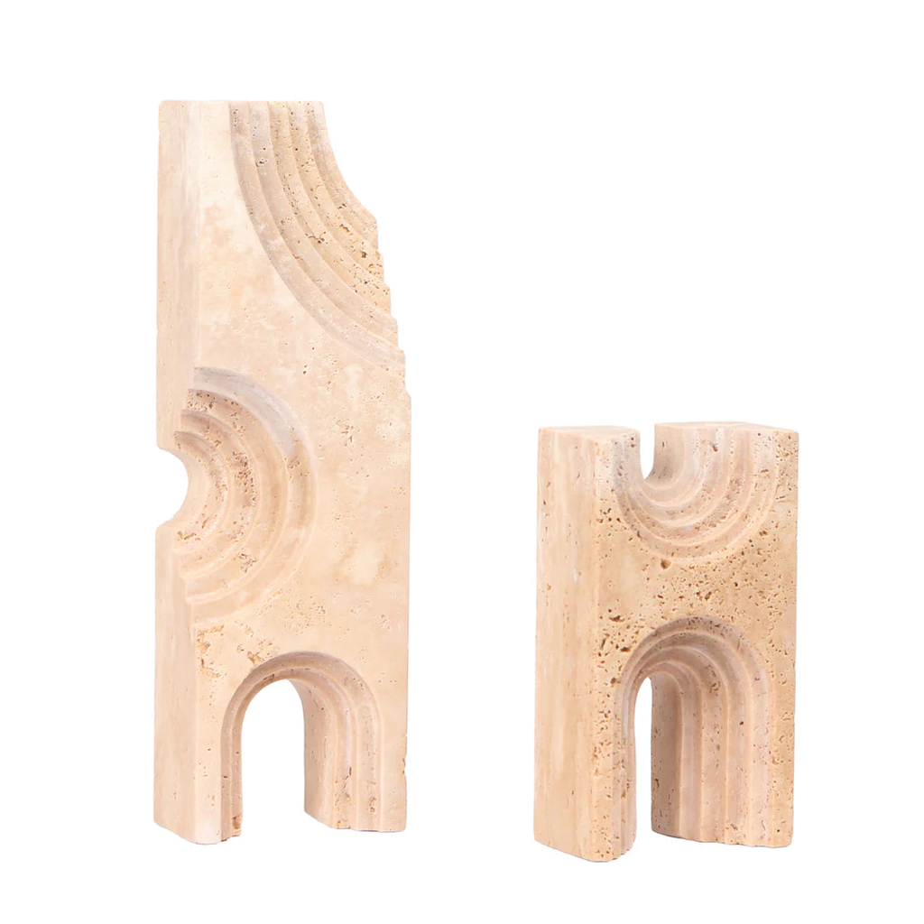 Carved Marble Sculpture - Beige