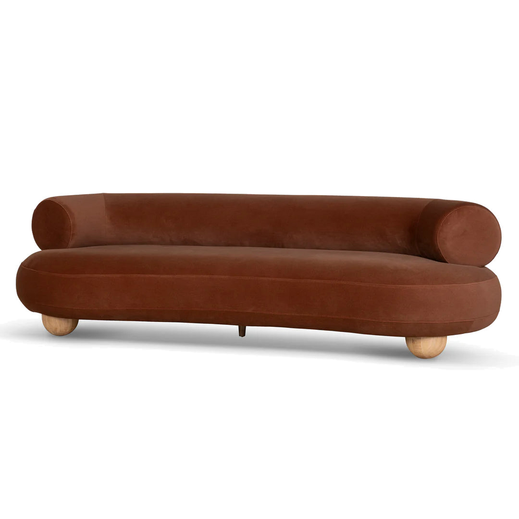 3 Seater Sofa - Burnt Brown