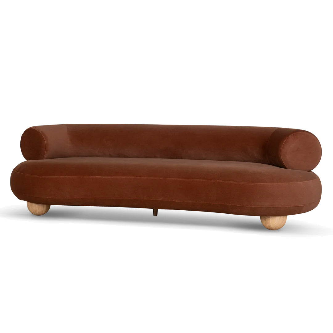 3 Seater Sofa - Burnt Brown