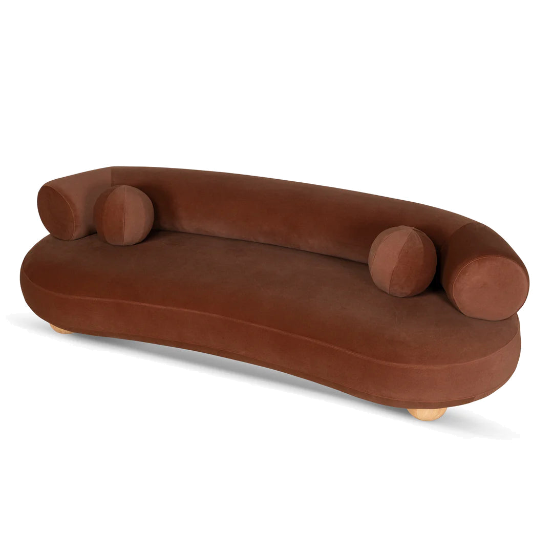 3 Seater Sofa - Burnt Brown