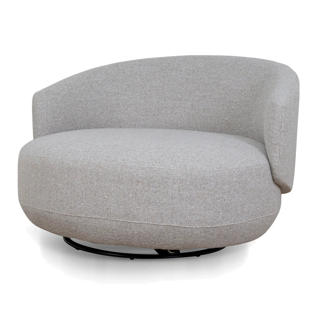 Swivel Armchair - Warm Taupe