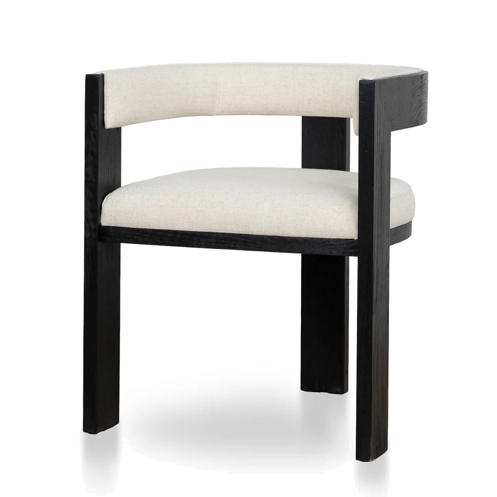Black ELM Dining Chair - Dawn Beige (Set of 2)