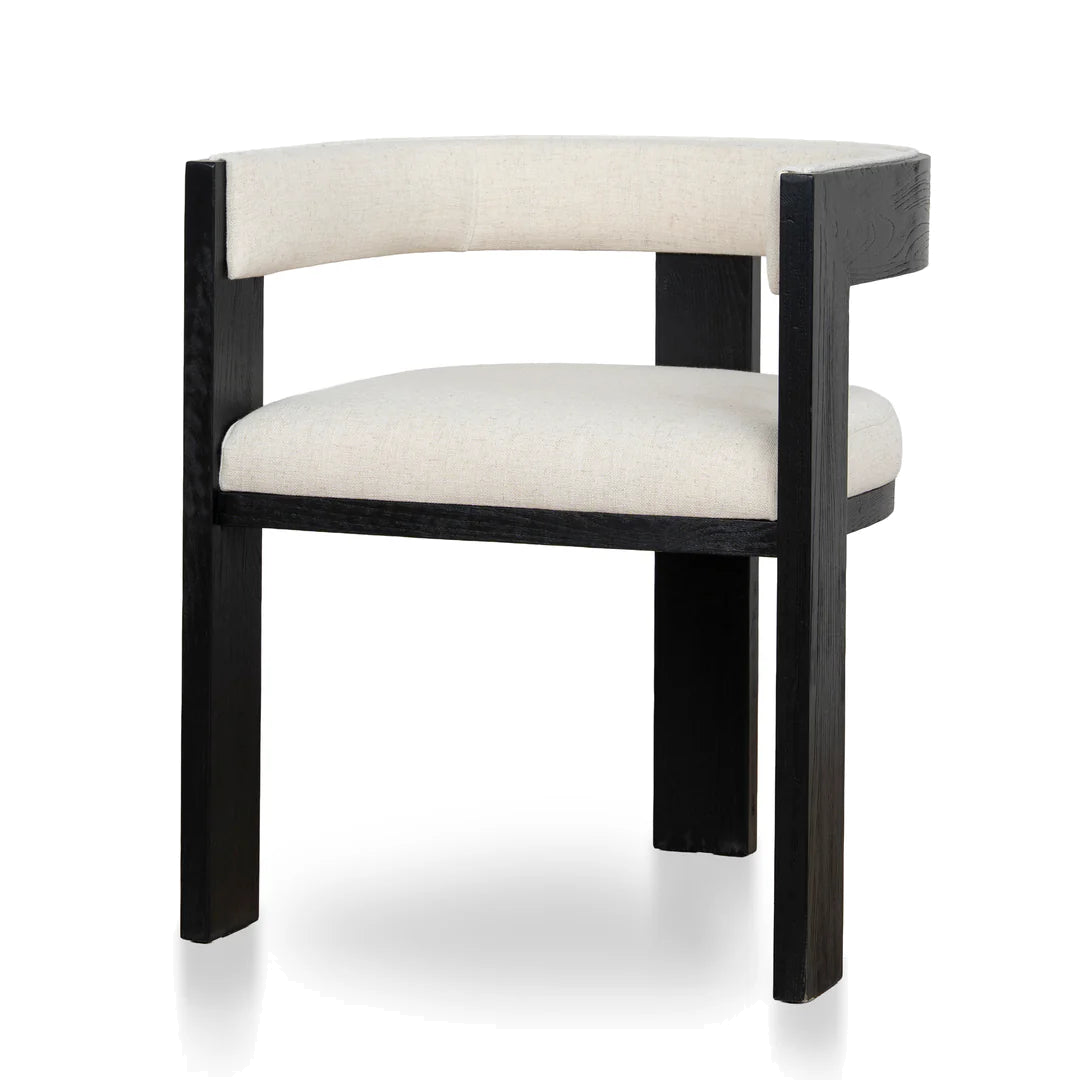 Black ELM Dining Chair - Dawn Beige (Set of 2)
