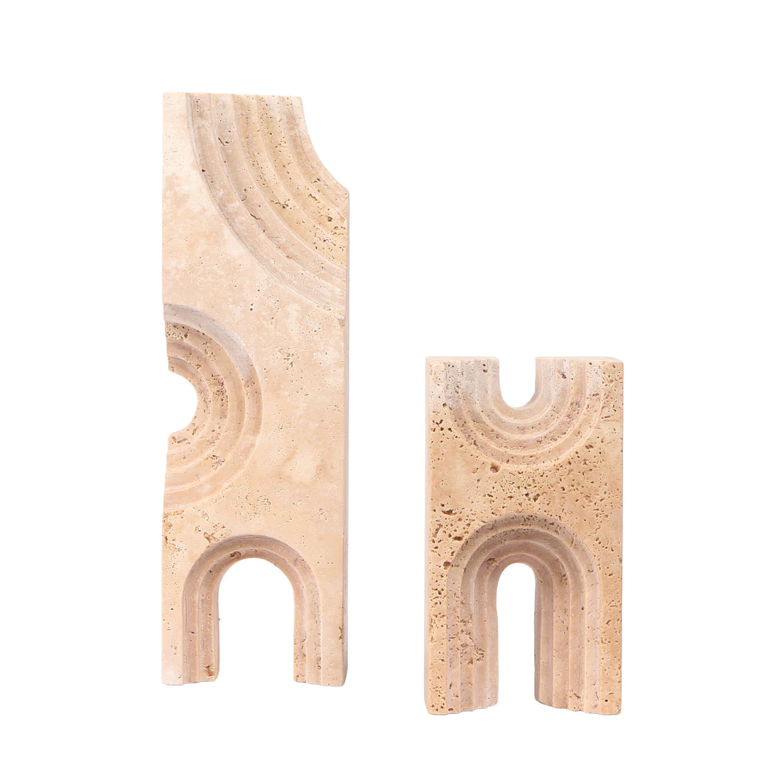 Carved Marble Sculpture - Beige