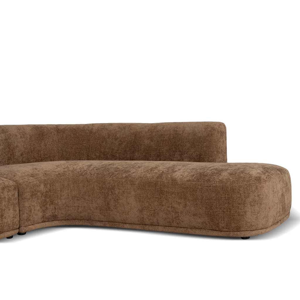 4 Seater Right Chaise Sofa - Lila Nutmeg