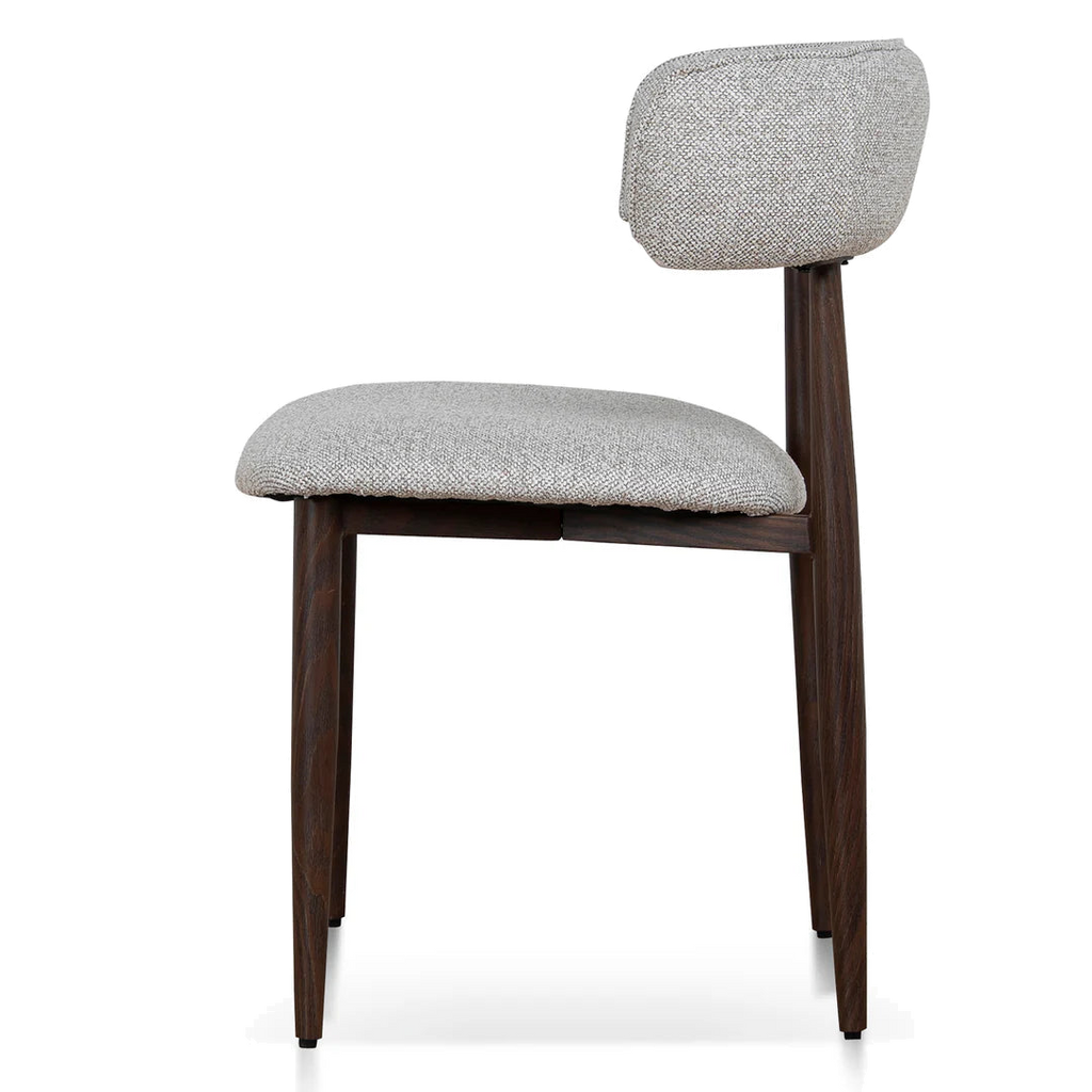 Walnut Dining Chair - Clay Beige (Set of 2)