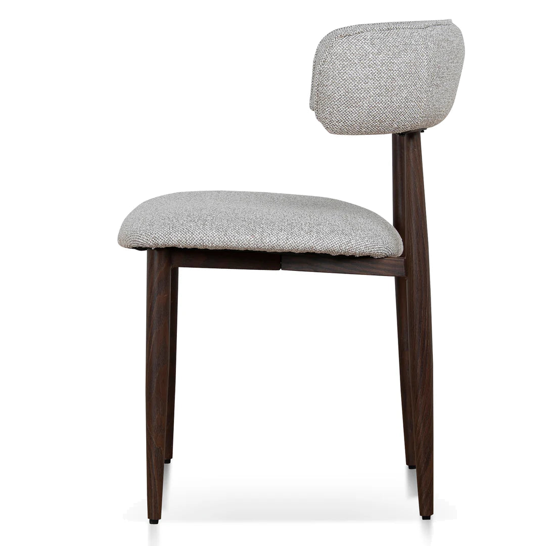 Walnut Dining Chair - Clay Beige (Set of 2)