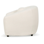 Armchair - Ivory White Boucle
