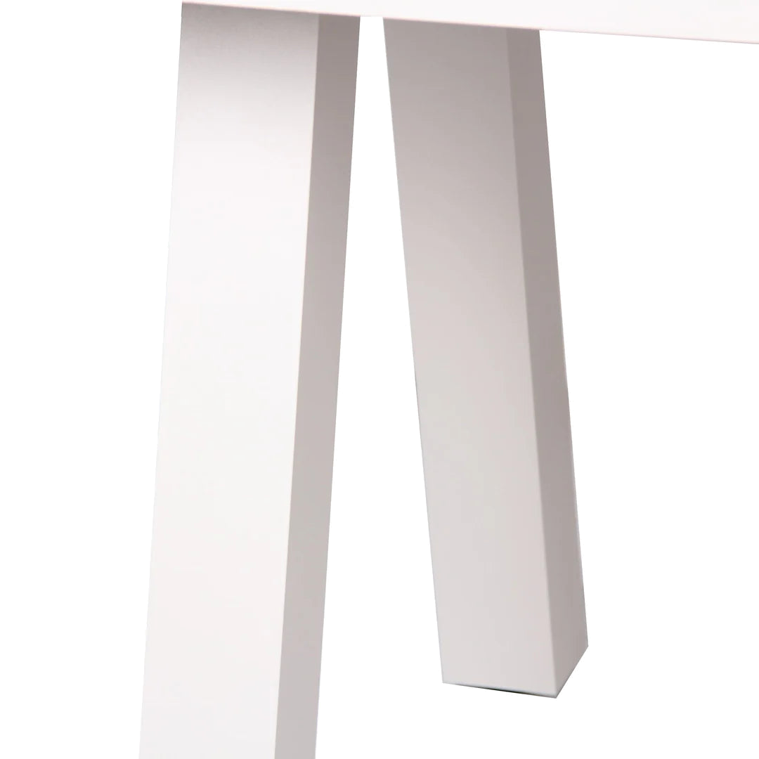 2.3m Sand White Outdoor Dining Table - Natural