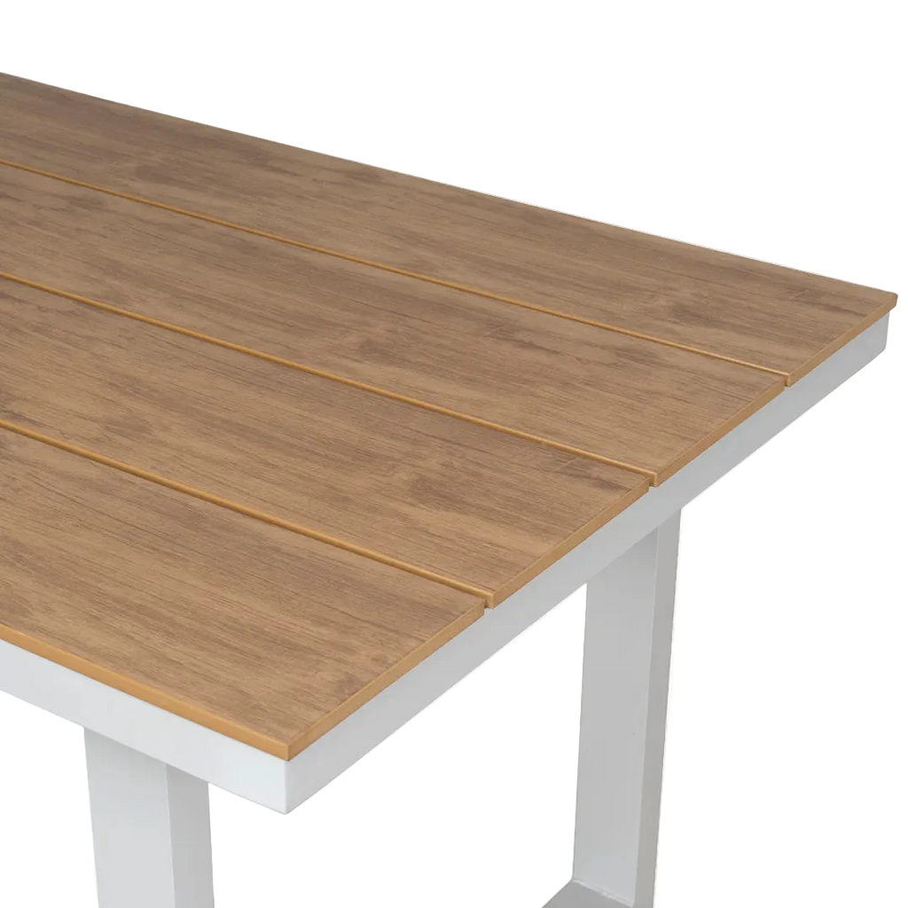 Compact Outdoor Dining Table - Sand White