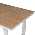 Compact Outdoor Dining Table - Sand White