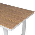 1.6m Sand White Outdoor Dining Table - Natural