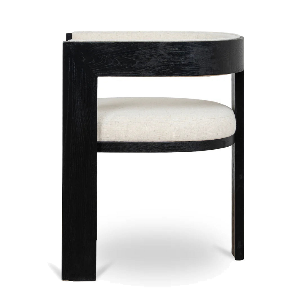 Black ELM Dining Chair - Dawn Beige (Set of 2)