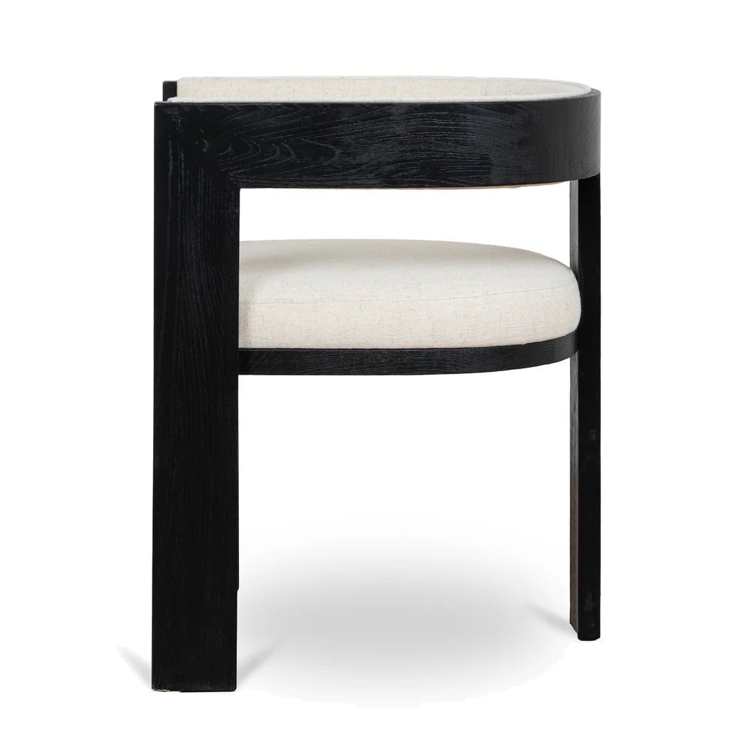 Black ELM Dining Chair - Dawn Beige (Set of 2)