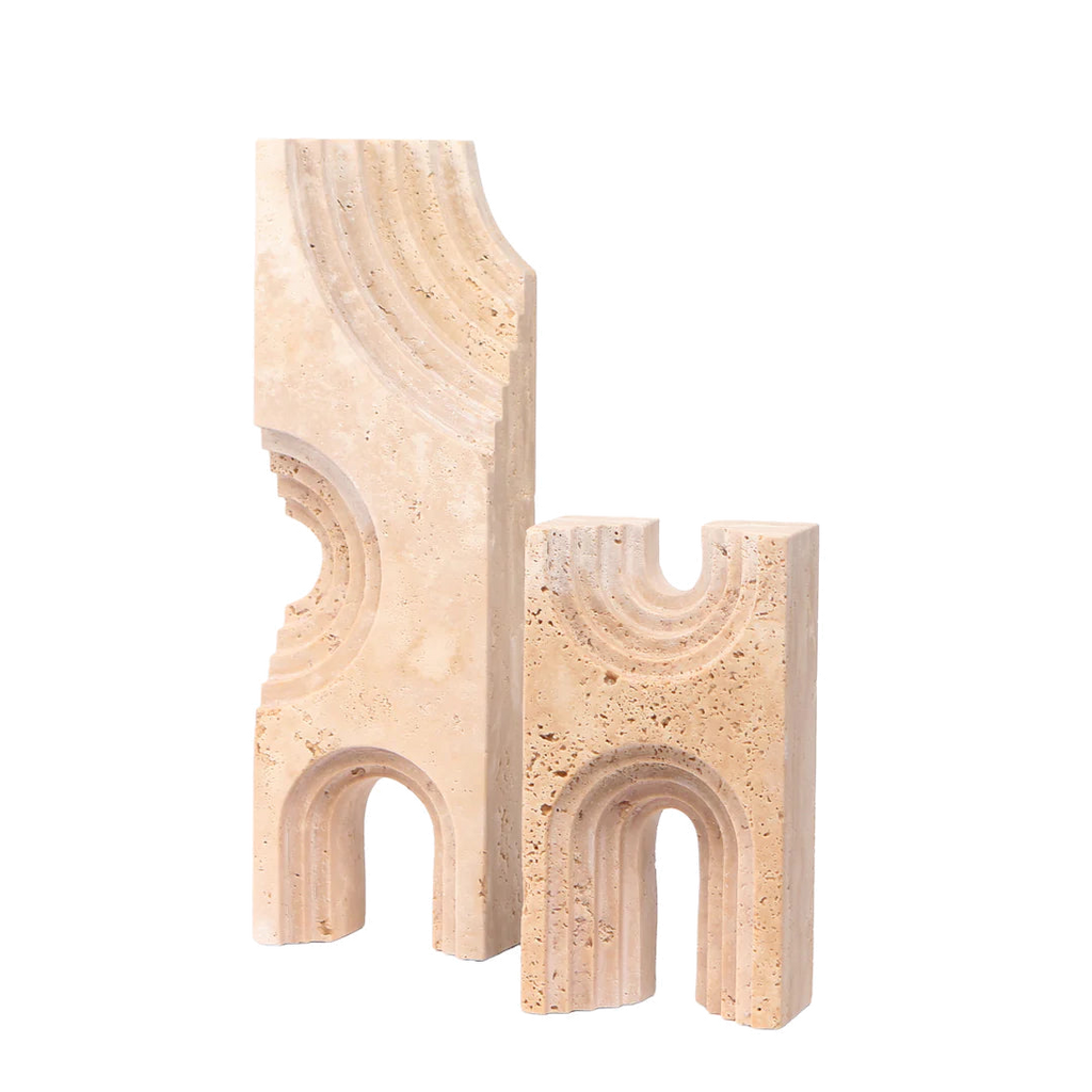 Carved Marble Sculpture - Beige
