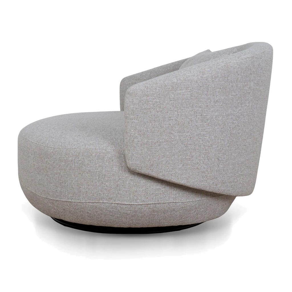 Swivel Armchair - Warm Taupe