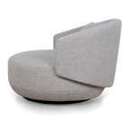 Swivel Armchair - Warm Taupe