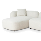 3 Seater Left Chaise Sofa - Oatmeal Beige