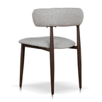Walnut Dining Chair - Clay Beige (Set of 2)