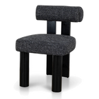 Black Dining Chair - Field Charcoal (Set of 2)