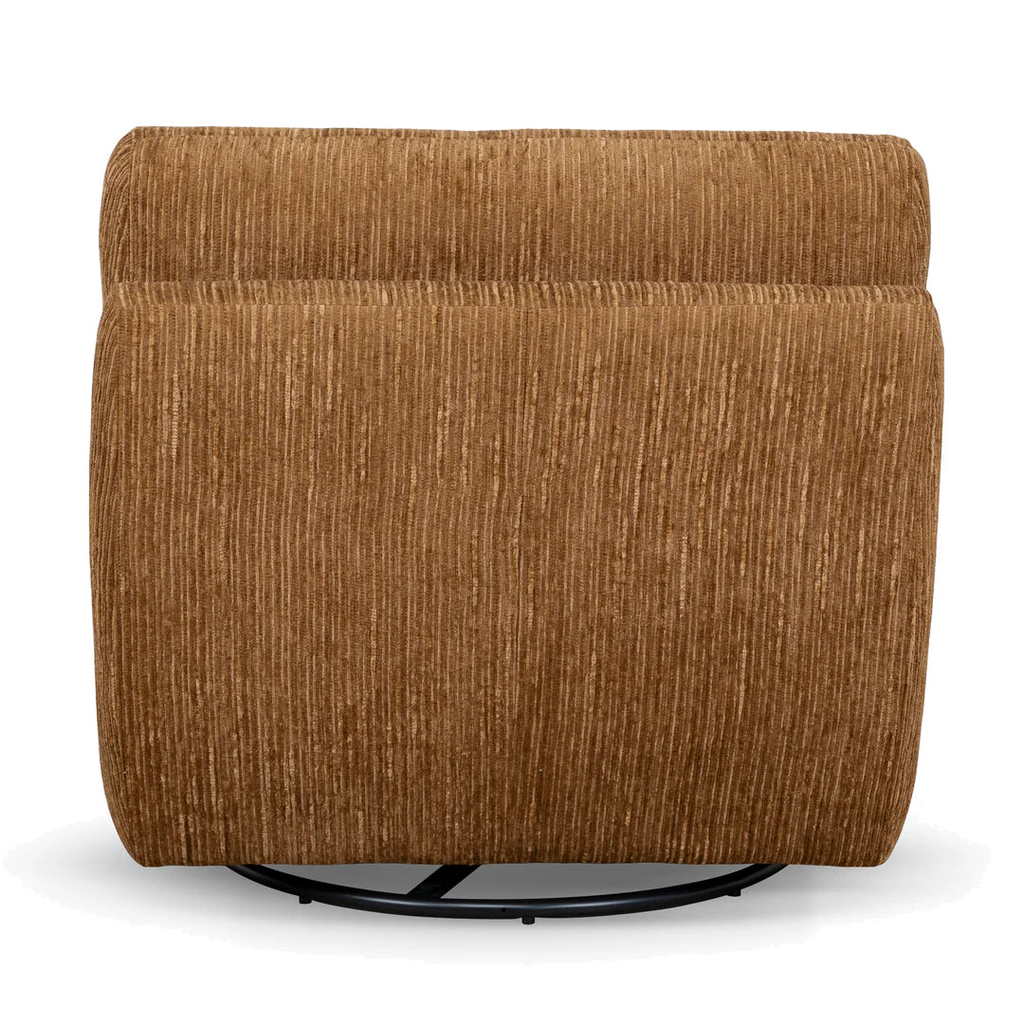 Swivel Lounge Chair - Honey Gold