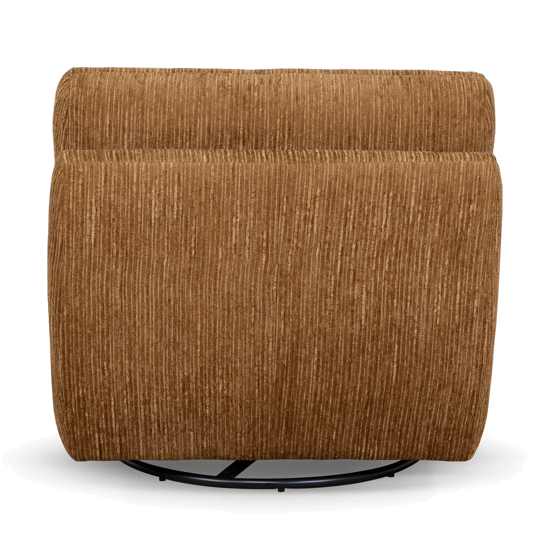 Swivel Lounge Chair - Honey Gold