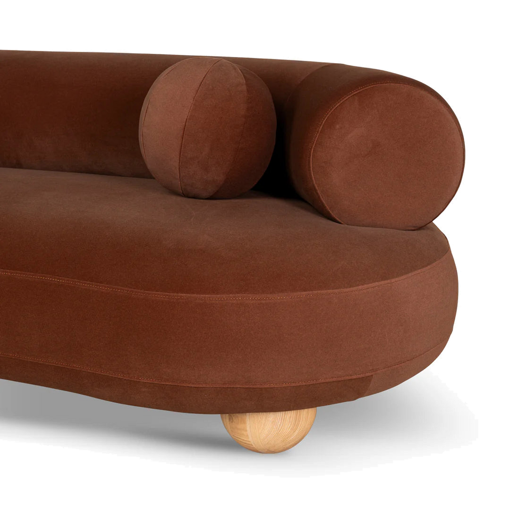 3 Seater Sofa - Burnt Brown