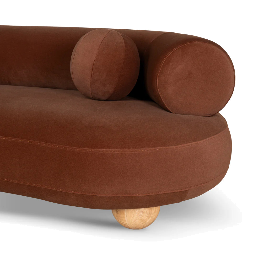 3 Seater Sofa - Burnt Brown