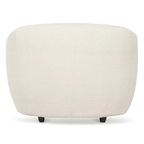 Armchair - Ivory White Boucle