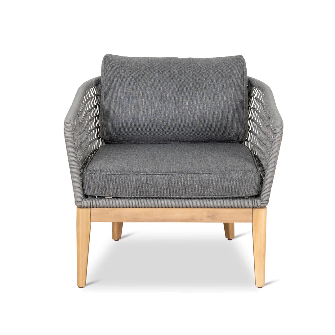 4pcs Outdoor Lounge Set - Grey
