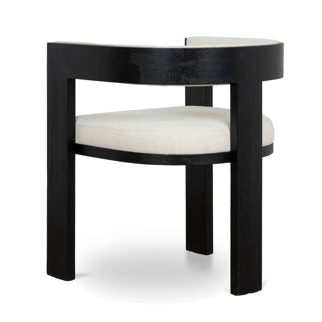 Black ELM Dining Chair - Dawn Beige (Set of 2)
