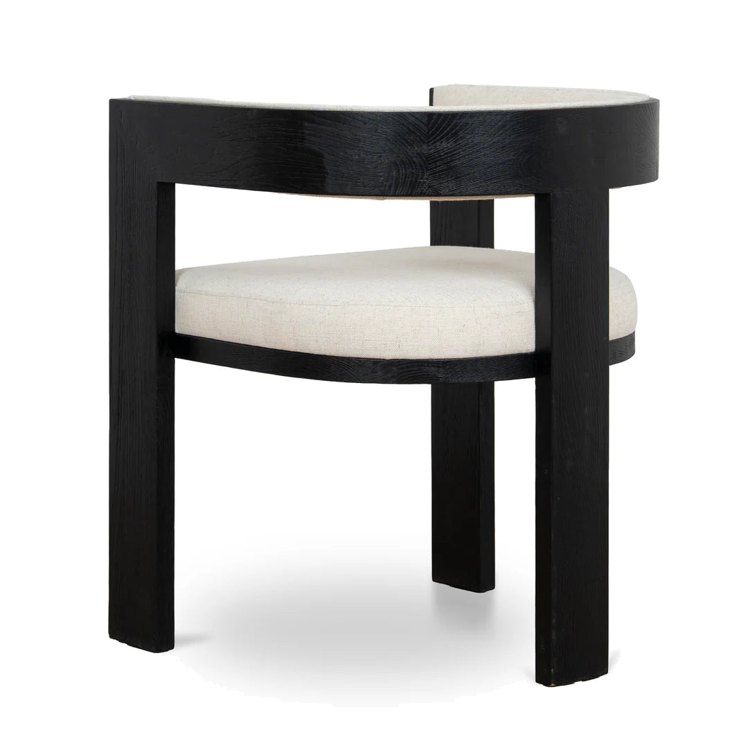 Black ELM Dining Chair - Dawn Beige (Set of 2)