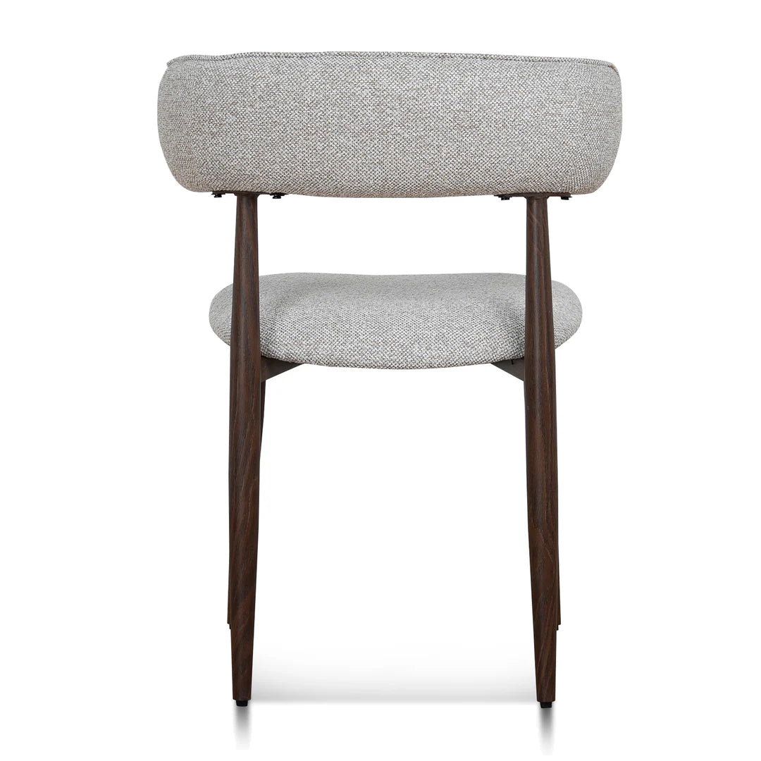 Walnut Dining Chair - Clay Beige (Set of 2)