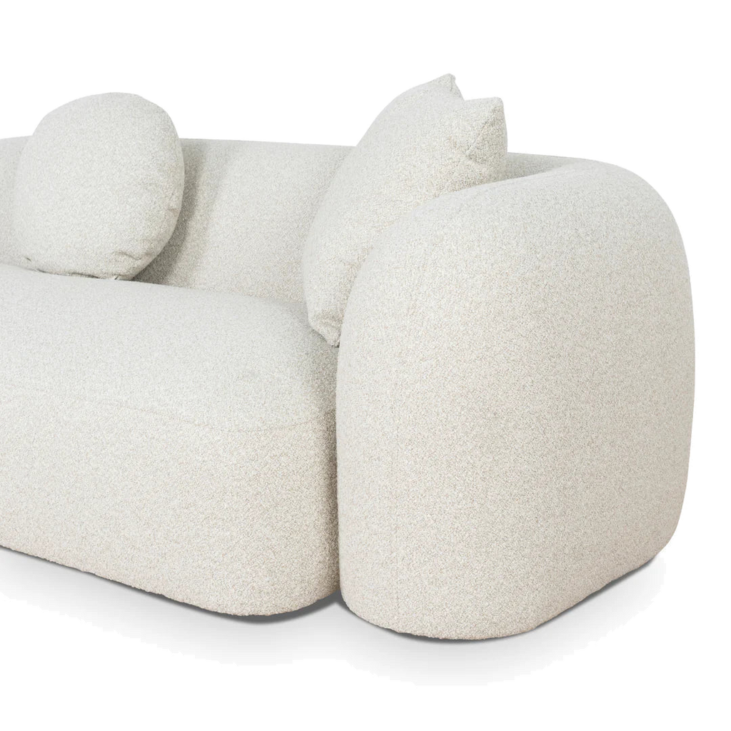 3 Seater Left Chaise Sofa - Oatmeal Beige