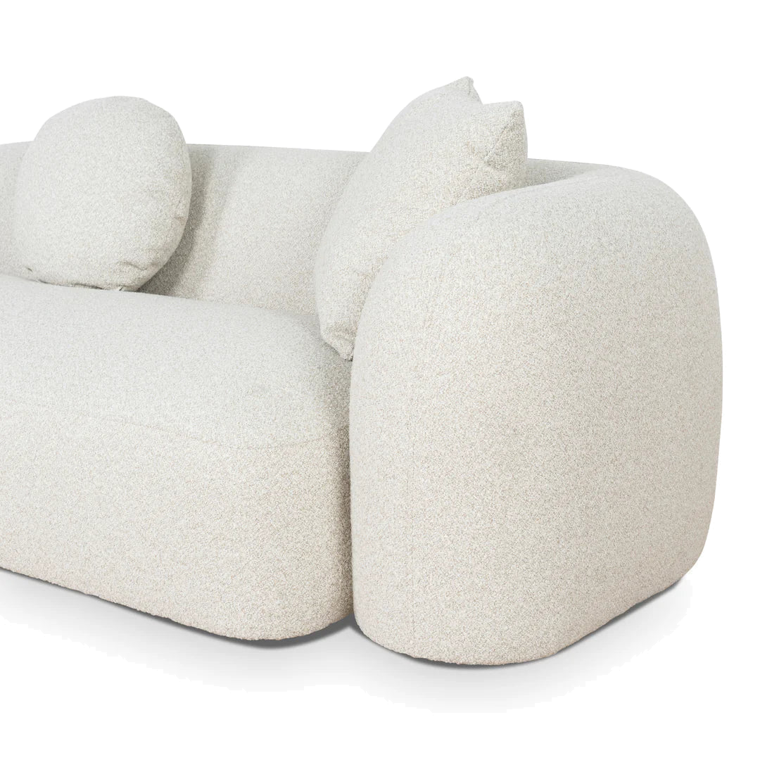 3 Seater Left Chaise Sofa - Oatmeal Beige