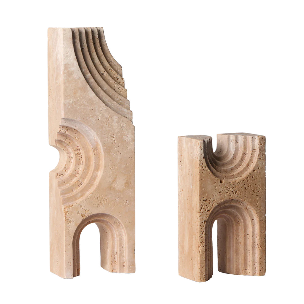 Carved Marble Sculpture - Beige