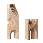 Carved Marble Sculpture - Beige