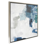 Ms. Verne Blue Series Enhanced Canvas Print