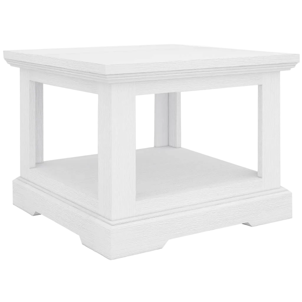 Coastal Lamp Table - White